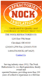 Mobile Screenshot of nockrefractories.com